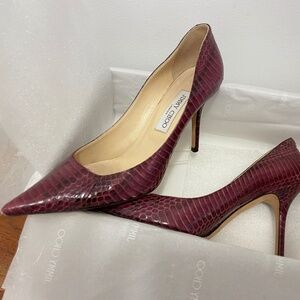 Jimmy Choo Python Skin Heels